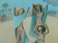 08  Summer Holidays - Oil on Gesso